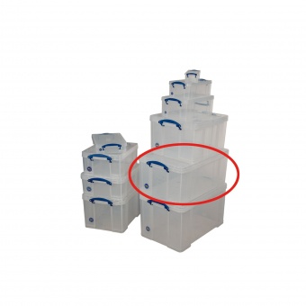 Aufbewahrungsbox30 cm hoch, 64 Liter, transparent, Aufbewahrungsbox30 cm hoch, 64 Liter, transparent,